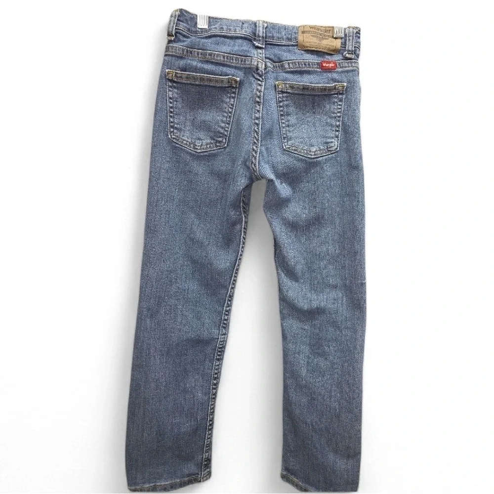 Wrangler Kids Jeans Size‎ 10 Slim Classic Straight Adjustable Waist 5 Pocket
